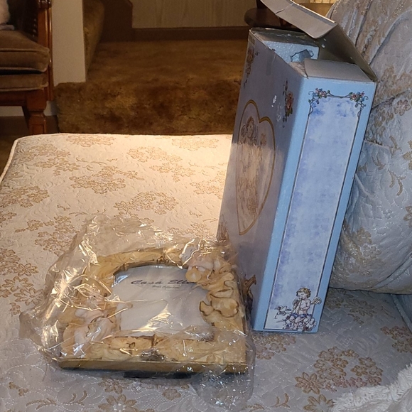Casa Elite cherub angels 5"x7 decor picture photo frame Renaissance celestial - Picture 10 of 10